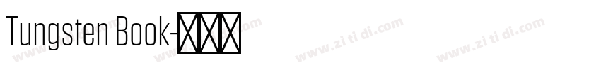 Tungsten Book字体转换 Tungsten Book字体转换